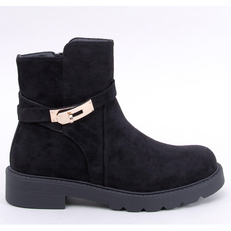 Drapers Botas rasas de camurça preta - Inello preto 1