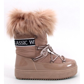 Kendals Botas de neve com pelo Khaki - Inello marrom 1