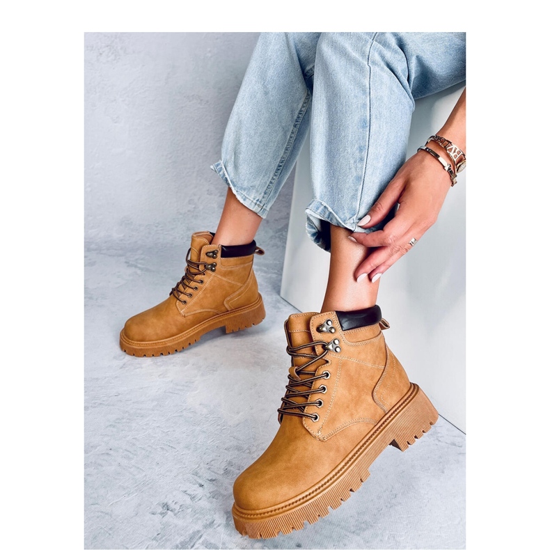 Botas femininas Martino Camel - Inello castanho 2