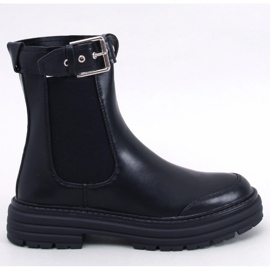Botas Chelsea Femininas Stoke Black Pu - Inello preto 1