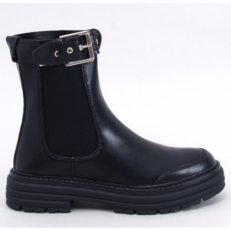 Botas Chelsea Femininas Stoke Black Pu - Inello preto 1