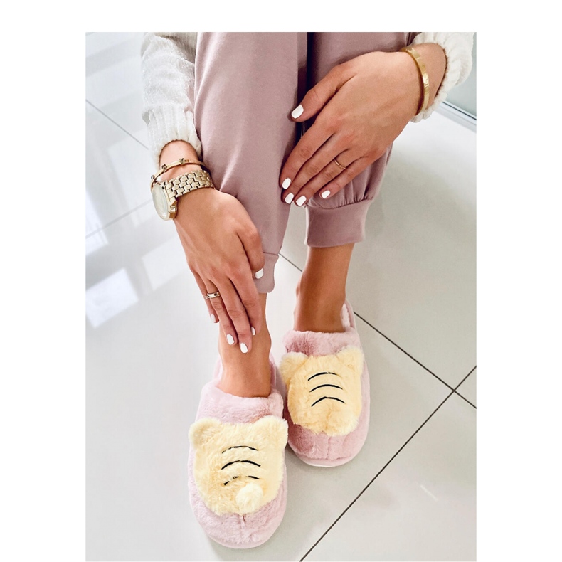 Chinelos femininos Rosa Pérola - Inello 2