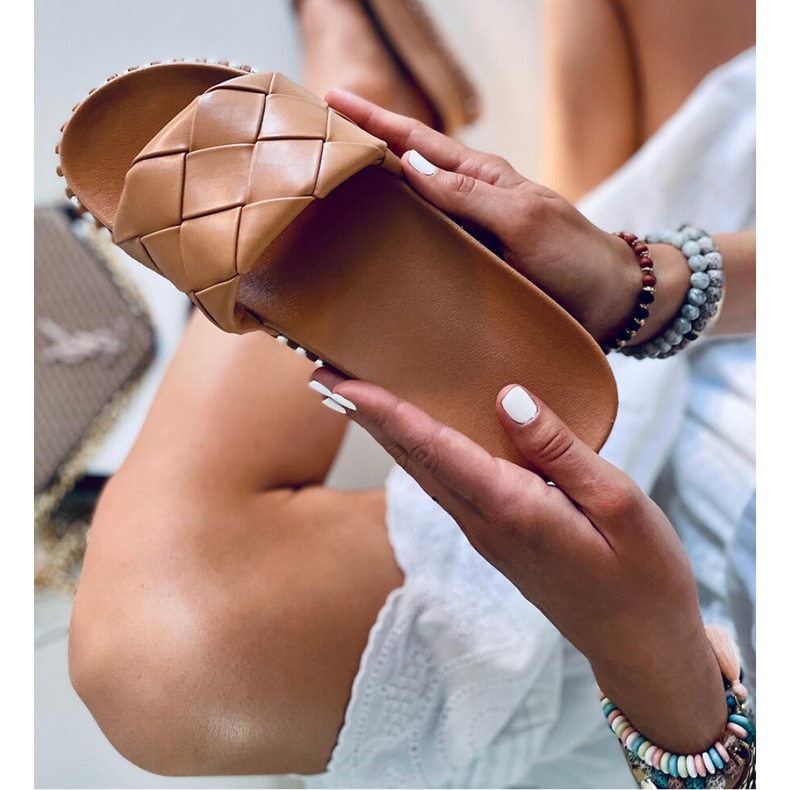 Sandália feminina Sunny Khaki - Inello marrom 1