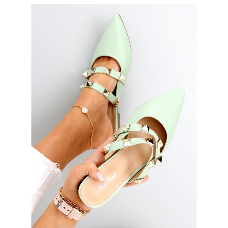 Chinelos femininos Canna Green - Inello verde 2