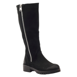 Botas pretas para mulheres Sergio Leone 0908 preto 1