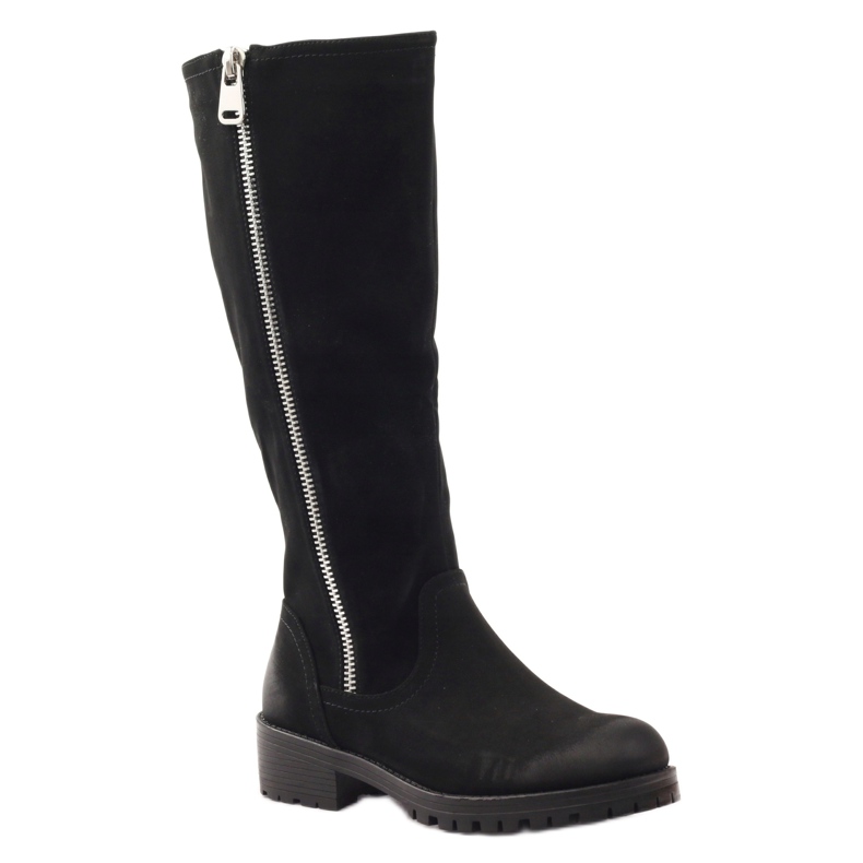 Botas pretas para mulheres Sergio Leone 0908 preto 1