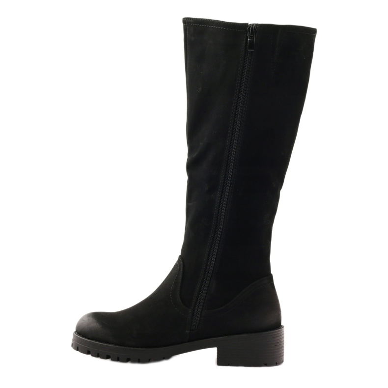 Botas pretas para mulheres Sergio Leone 0908 preto 2