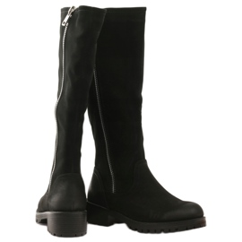 Botas pretas para mulheres Sergio Leone 0908 preto 3