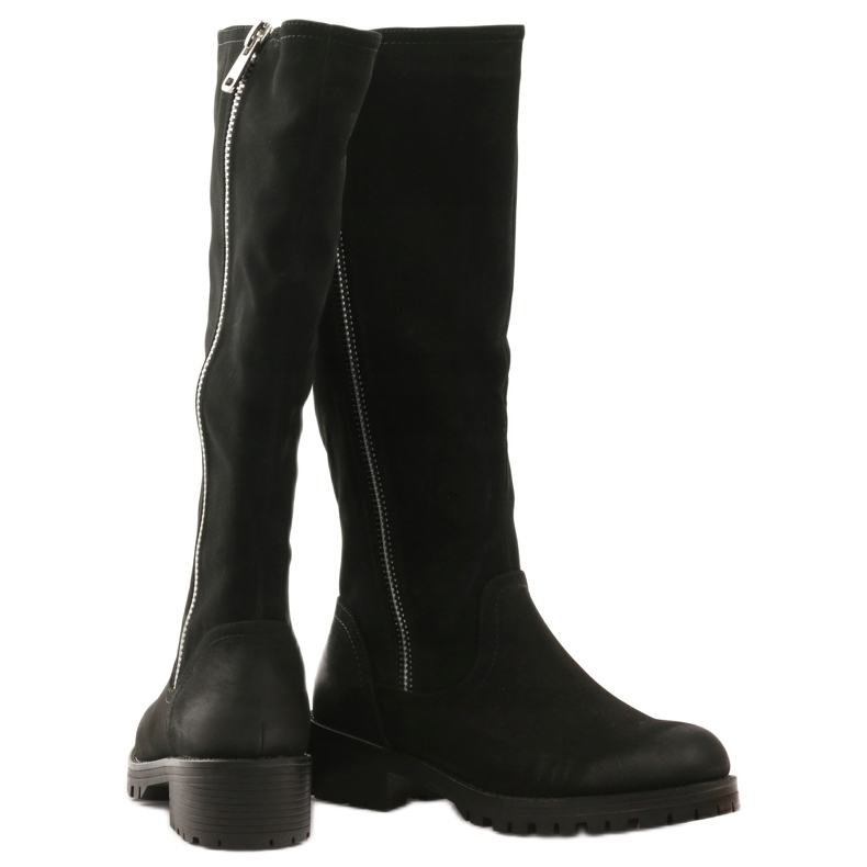 Botas pretas para mulheres Sergio Leone 0908 preto 3