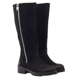 Botas pretas para mulheres Sergio Leone 0908 preto 4