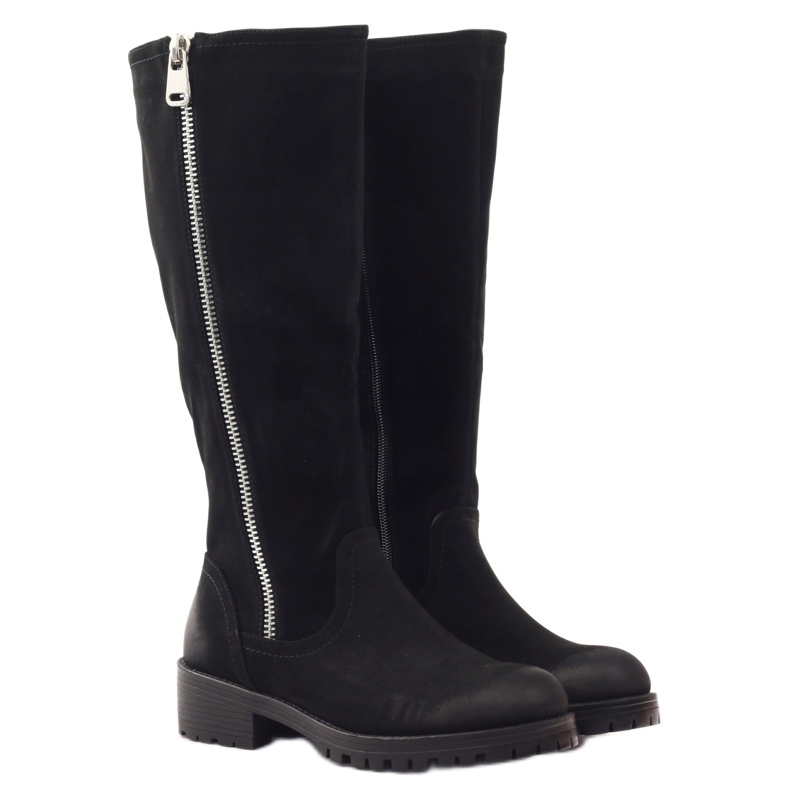 Botas pretas para mulheres Sergio Leone 0908 preto 4