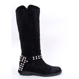 Botas femininas de camurça Brews Preto - Inello 1