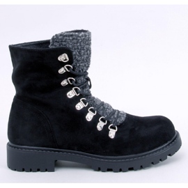 Leggs Bota com cadarço preta - Inello preto 1