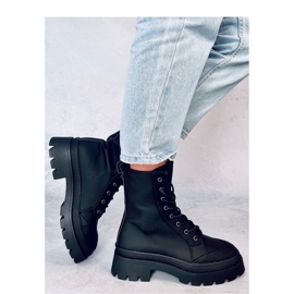 Parsons Bota de trabalho com cadarço preto - Inello 2
