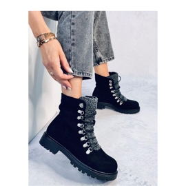 Leggs Bota com cadarço preta - Inello preto 2 Leggs Bota com cadarço preta - Inello preto 2