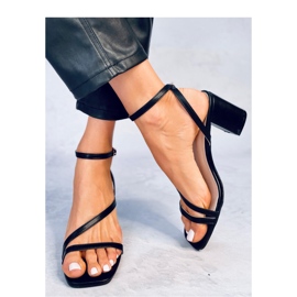 Theresa Sandália de salto alto preta - Inello preto 1