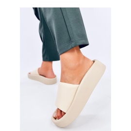 Fontes Sandália feminina soft bege - Inello 1