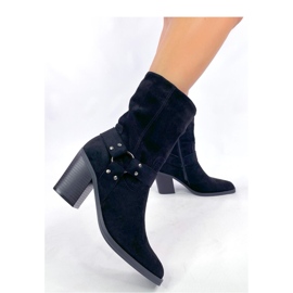 Hardin Bota cowboy de camurça preta - Inello preto 1