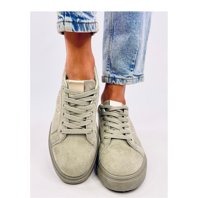 Tênis feminino em tons pastéis Akins Verde - Inello 2