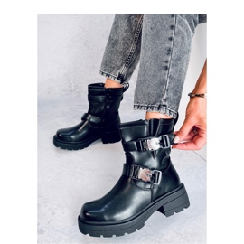 Beaus Botas militares pretas - Inello preto 2