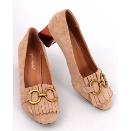 Weinn Sapato com salto cobre bege - Inello 1