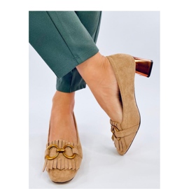 Weinn Sapato com salto cobre bege - Inello 2