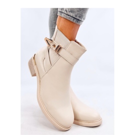 Gavins Bota Chelsea Beige Pu - Inello bege 2