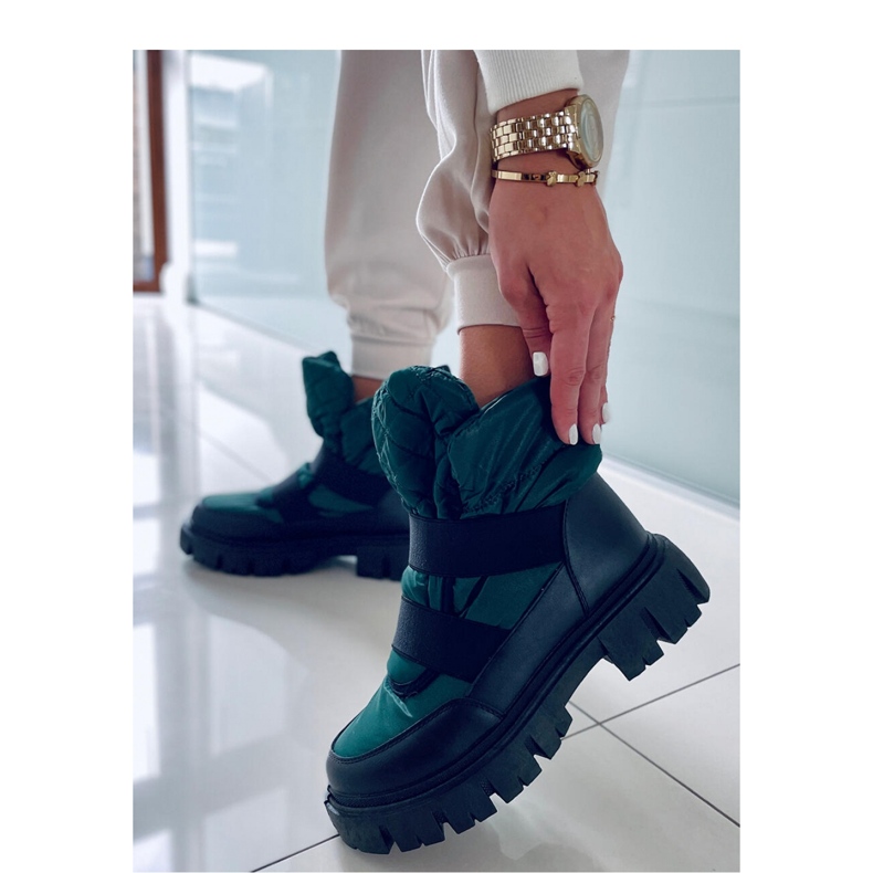 Botas de neve femininas Uffie Green - Inello verde 2