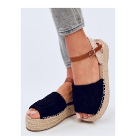 Boho Ingram Sandália espadrille preta - Inello preto 1
