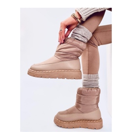 Javier Khaki - Botas de neve de náilon Inello castanho 2 Javier Khaki - Botas de neve de náilon Inello castanho 2