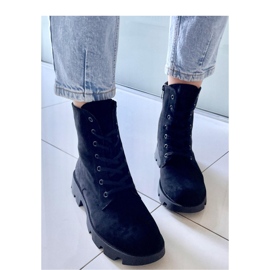 Pansy Botas de trabalho em camurça preta - Inello preto 1