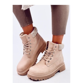 Botas femininas com isolamento Leode Bege - Inello 1