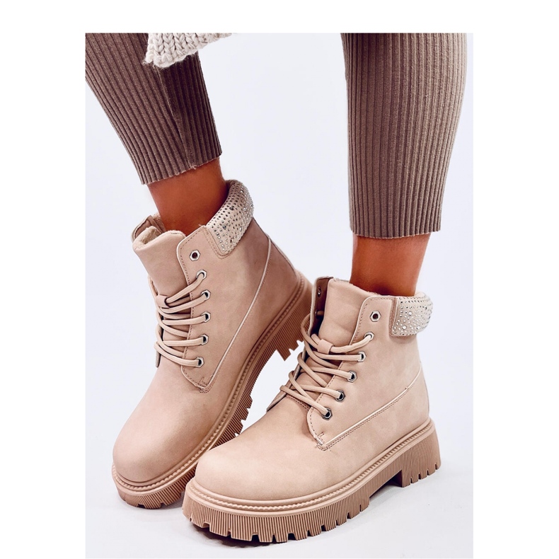Botas femininas com isolamento Leode Bege - Inello 1