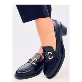 Rabier Scarpin preto com salto largo - Inello 1