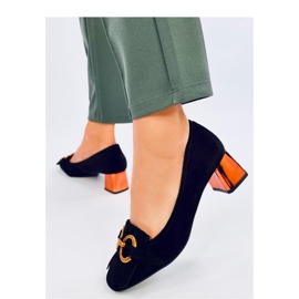 Weinn Sapato com salto cobre preto - Inello 2