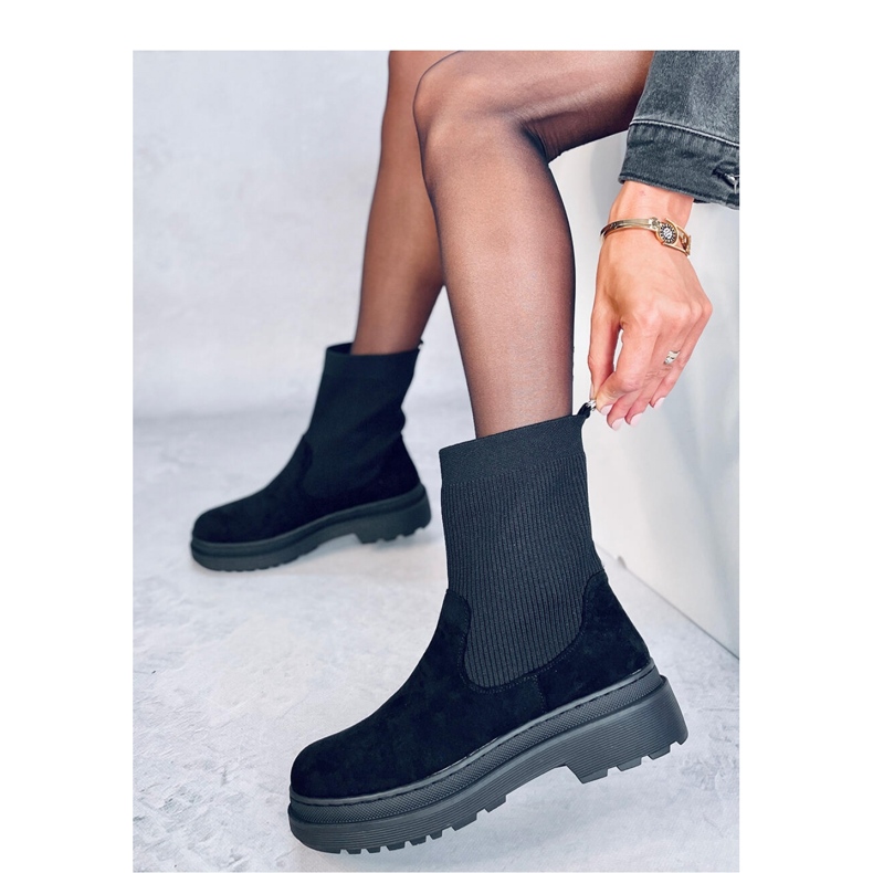 Joyner Black - Botas Inello Chelsea com parte superior elástica preto 2