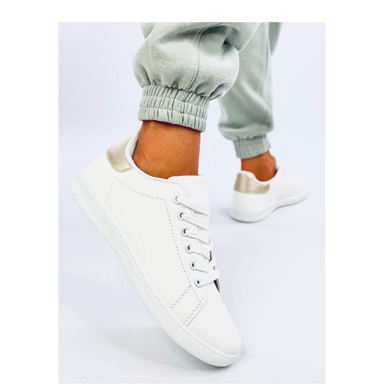 Tênis feminino Wilder Gold - Inello branco 2