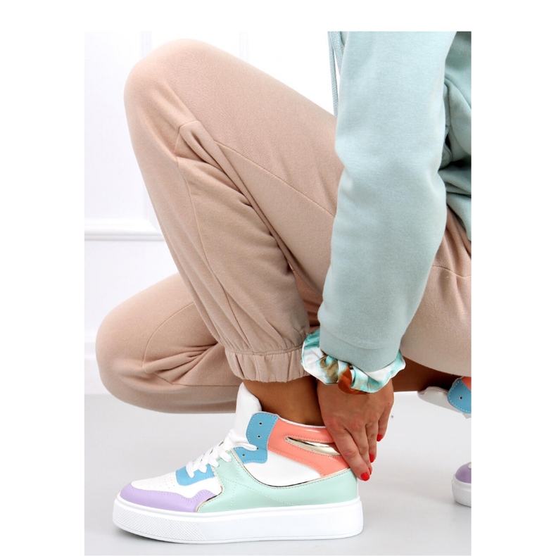 Erva Multicolor Tênis cano alto - Inello multicolorido 2