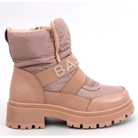 Botas de neve femininas Little Khaki - Inello castanho 1