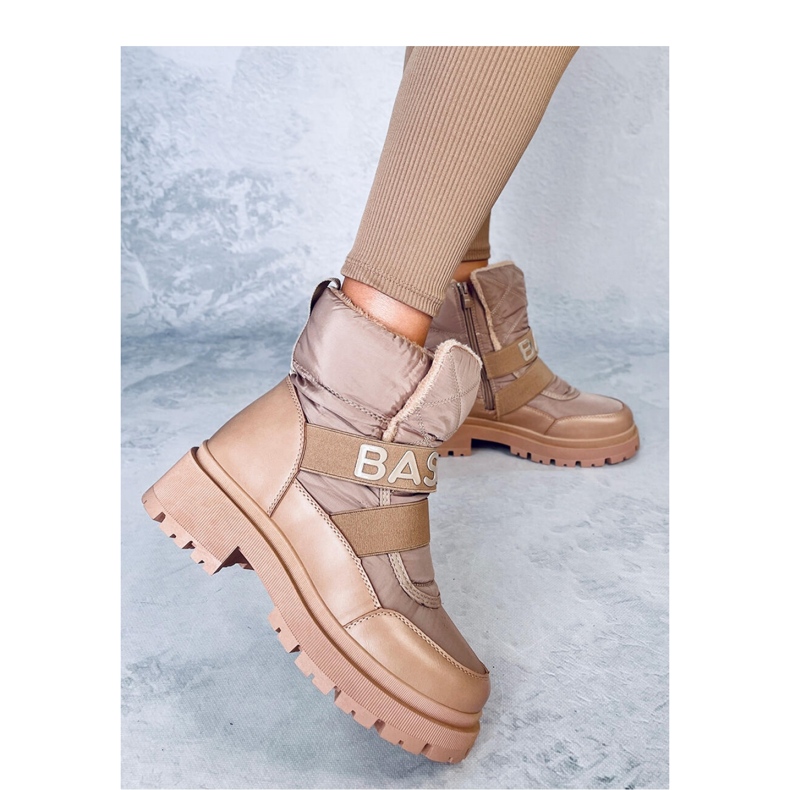 Botas de neve femininas Little Khaki - Inello castanho 2