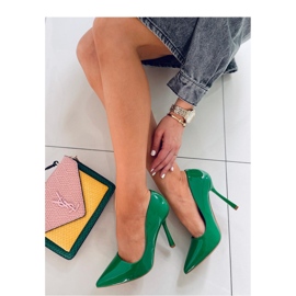 Sapatos de salto alto femininos Anika Grass - Inello verde 2