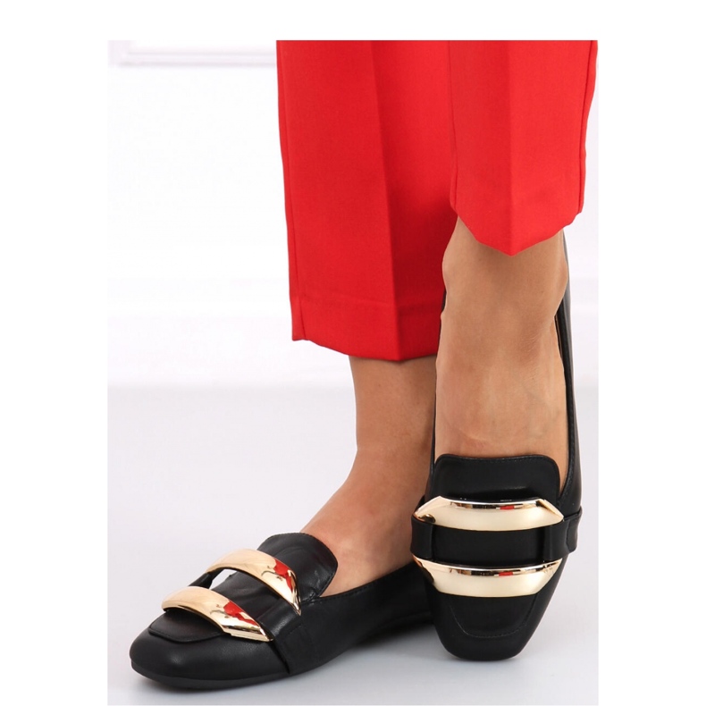 Mocassins femininos Hedd Black - Inello preto 1