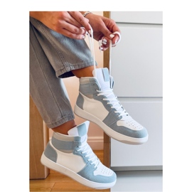 Dorcas Tênis cano alto verde - Inello azul 1