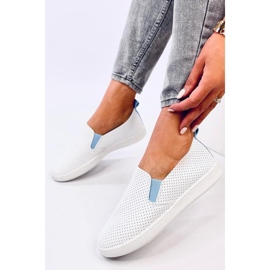 Jousse Tênis slip-on BRANCO/AZUL - Inello 1