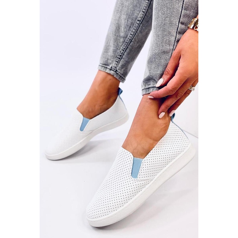 Jousse Tênis slip-on BRANCO/AZUL - Inello 1
