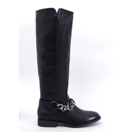 Botas de flor integral femininas Daigle Black - Inello preto 1