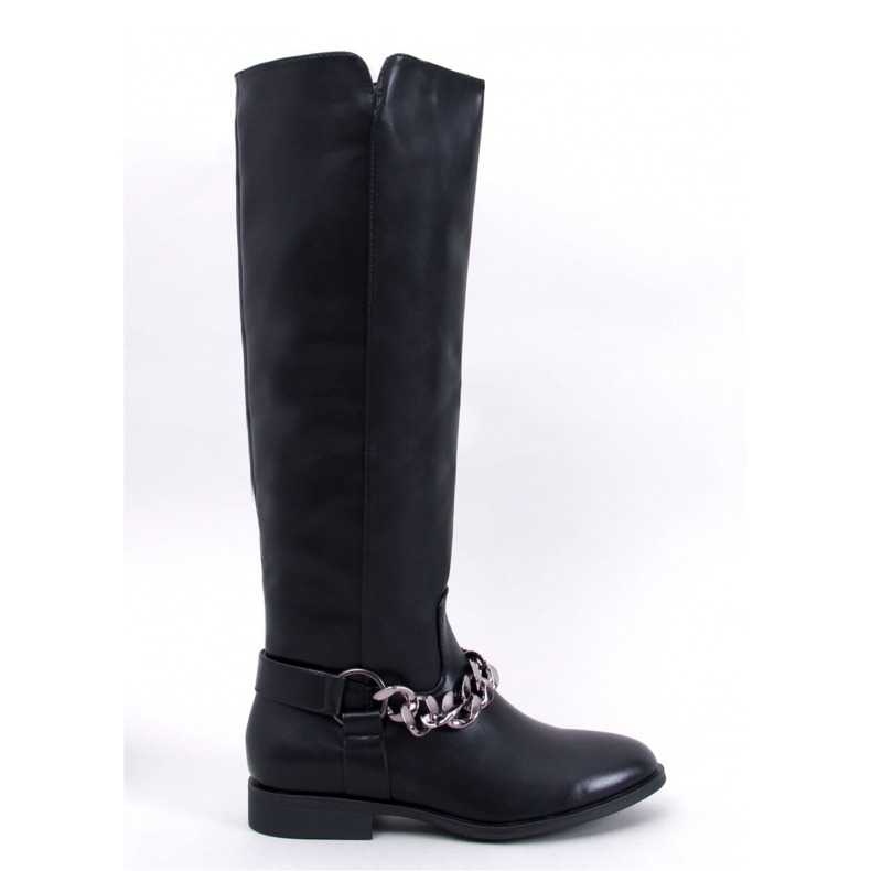 Botas de flor integral femininas Daigle Black - Inello preto 1