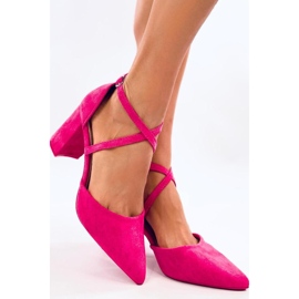 Thois Sapato Fuchsia com tira cruzada - Inello rosa 1
