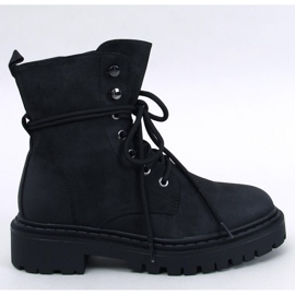 Botins com cadarço e protetor Simmo Black - Inello preto 1 Botins com cadarço e protetor Simmo Black - Inello preto 1