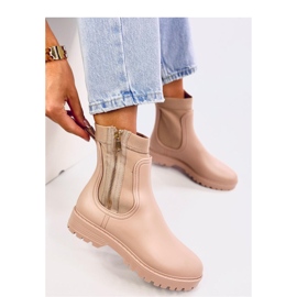 Botas Chelsea Femininas Below Bege - Inello 1